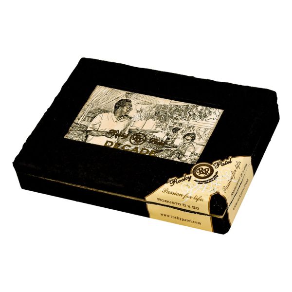 Rocky Patel Decade Robusto Cigar (5.0" x 50) – Rich and Balanced