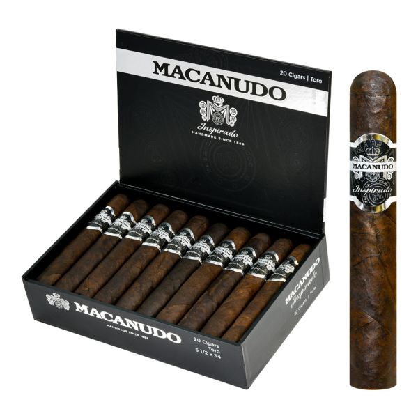 Macanudo Inspirado Black Toro: Rich, Robust Cigars (5.5" x 54)