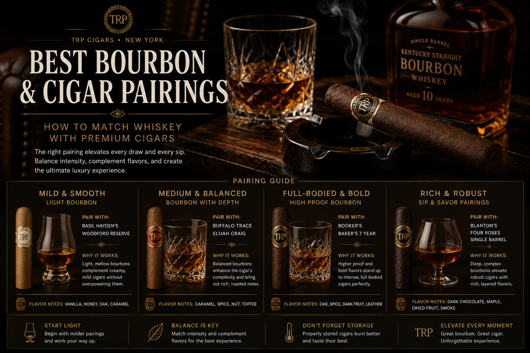 Best Bourbon and Cigar Pairings: How to Match Whiskey with Premium Cigars