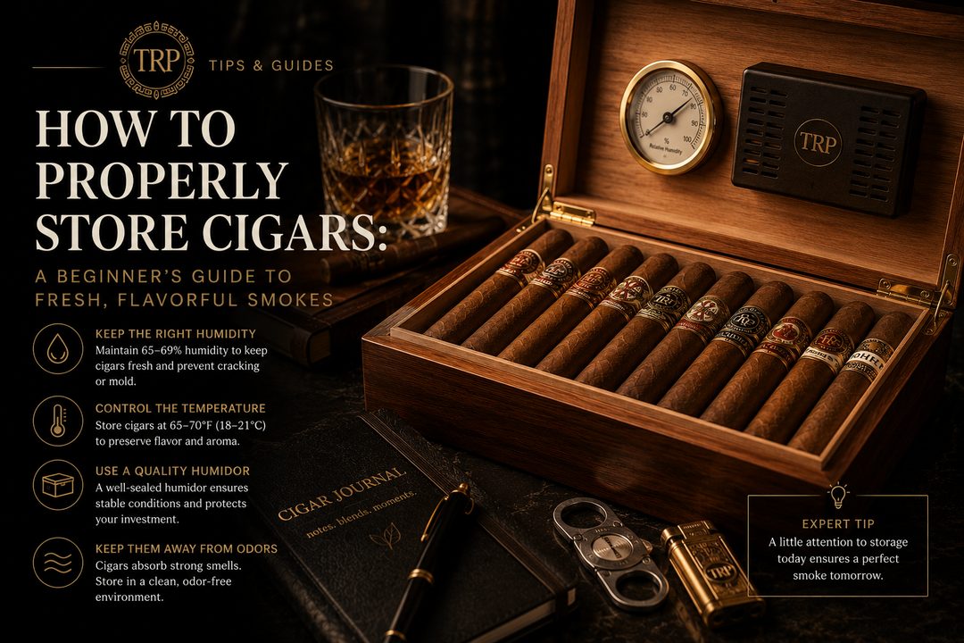 How to Properly Store Cigars: A Beginner’s Guide to Fresh, Flavorful Smokes