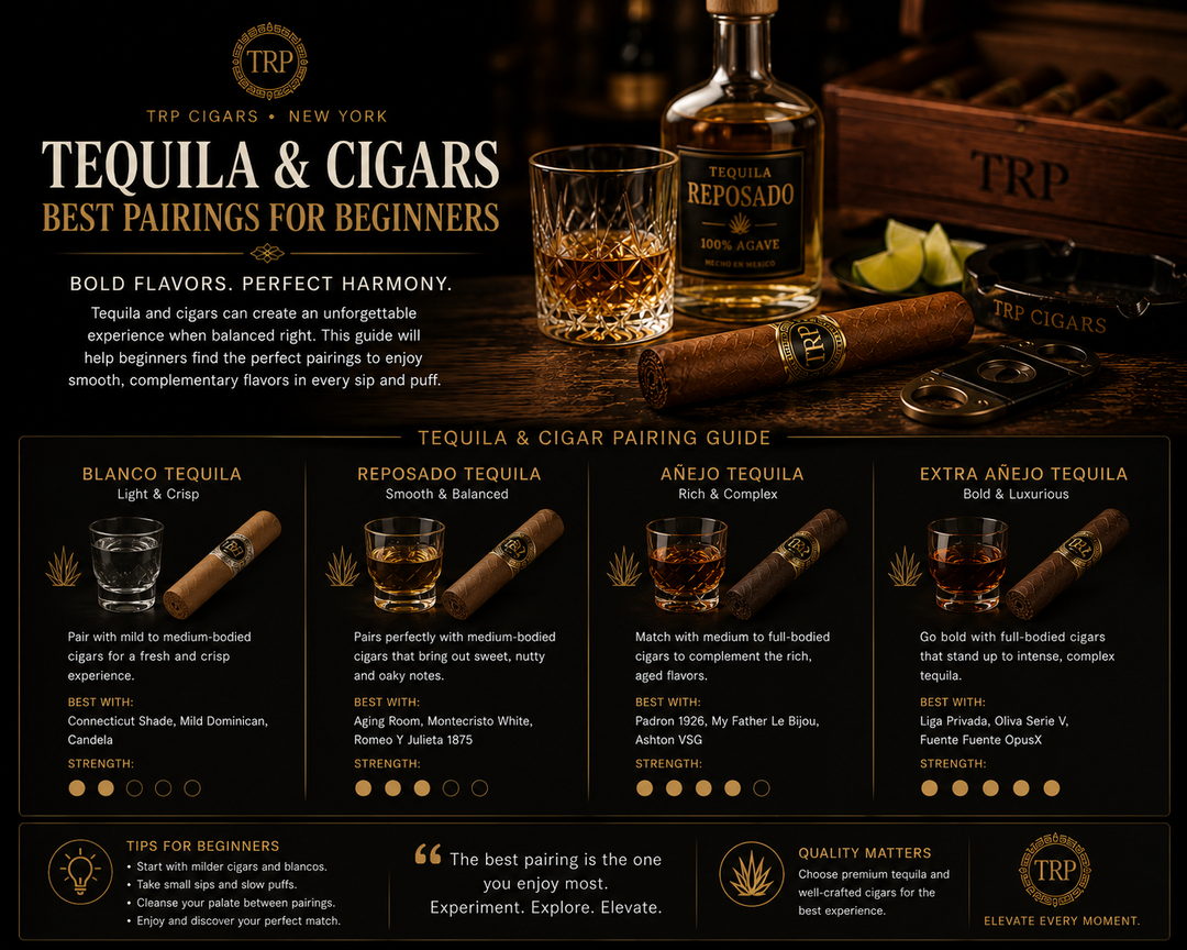 Tequila and Cigars: Best Pairings for Beginners