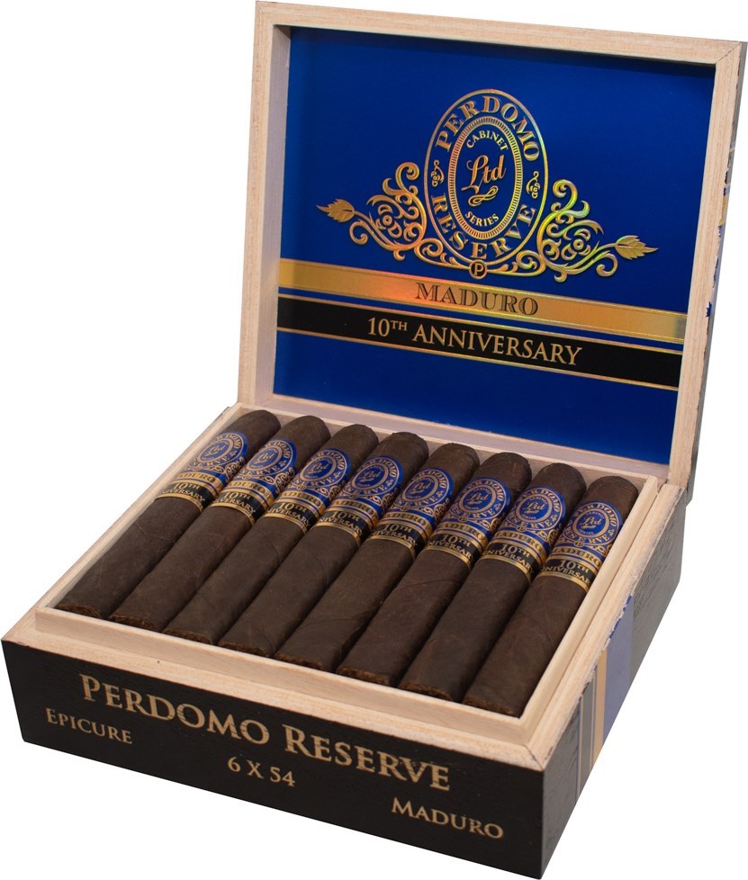 Perdomo 10th Anniversary Maduro Figurado Cigar – 4.75" x 56