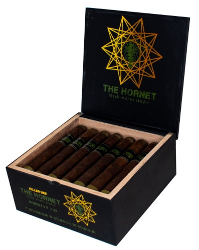 Black Works Studio Killer Bee The Hornet Robusto 5.0" x 48 cigar with smooth, bold flavor and premium craftsmanship.