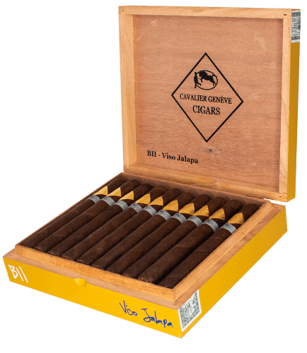 Cavalier Geneve Black II Series Viso Jalapa (Corona) (5.75" x 44)