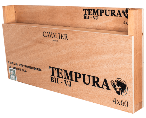 Cavalier Geneve Black II Series Viso Jalapa Tempura (Gordito) (4.0" x 60)