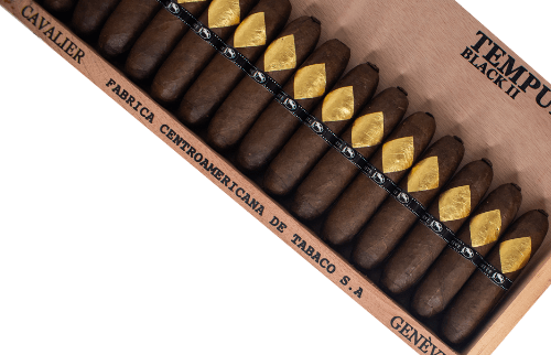 Cavalier Geneve Black II Series Tempura (Gordito) (4.0" x 60)