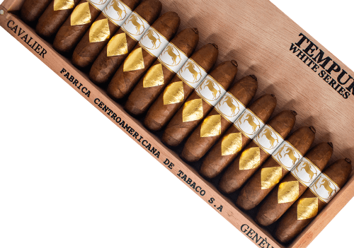 Cavalier Geneve White Series Tempura (Gordito) (4.0" x 60)