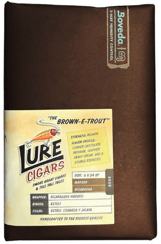 Lure Cigars Maduro The Brown-E-Trout (6.0" x 54)