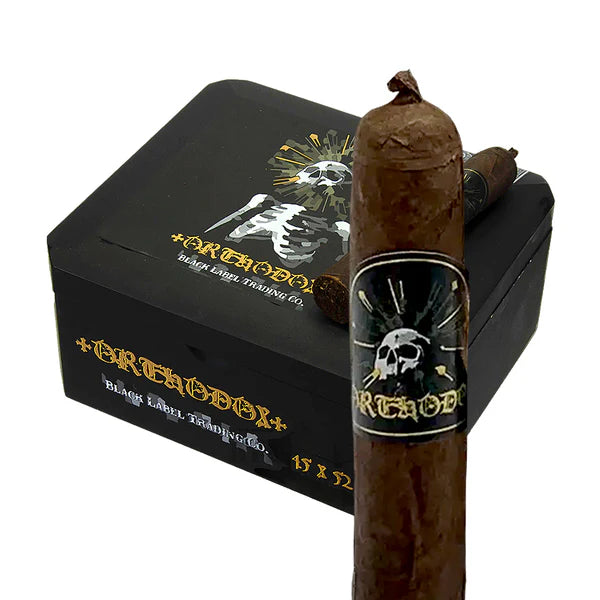 Black Label Trading Co. Orthodox Corona Gorda 5.0" x 46 cigar delivering smooth, rich flavor with premium construction.