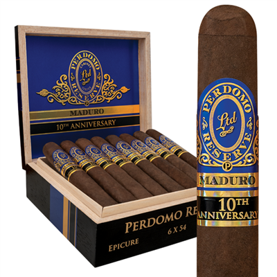 Perdomo 10th Anniversary Maduro Epicure Toro (6.0 x 54) – Bold & Rich