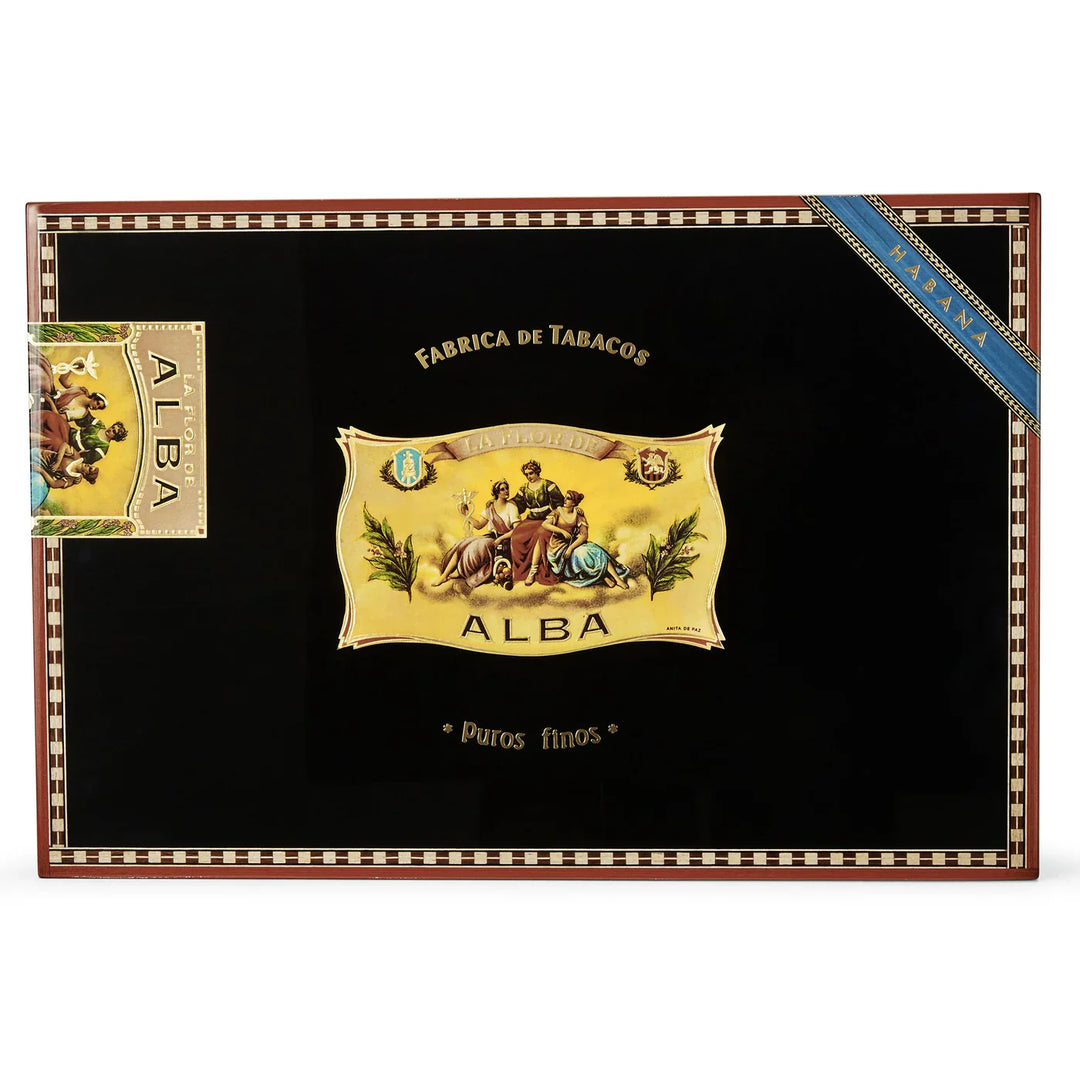 Elie Bleu Alba Wooden Humidor For 200 Cigars - Black Sycamore