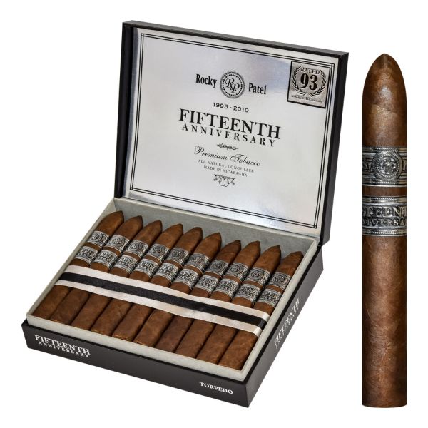 ocky Patel 15th Anniversary Torpedo Cigar (6.1" x 52) – Premium and Rich