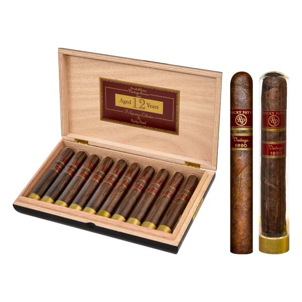  Rocky Patel Vintage 1990 Tubos Robusto – Premium 5.0" x 50 Cigar