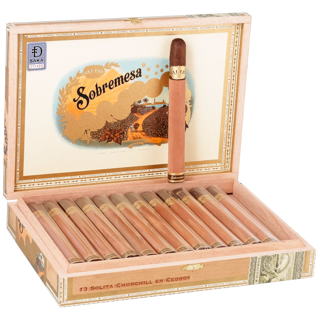 Dunbarton Sobremesa Solita Red Churchill en Cedros (7.0" x 50)