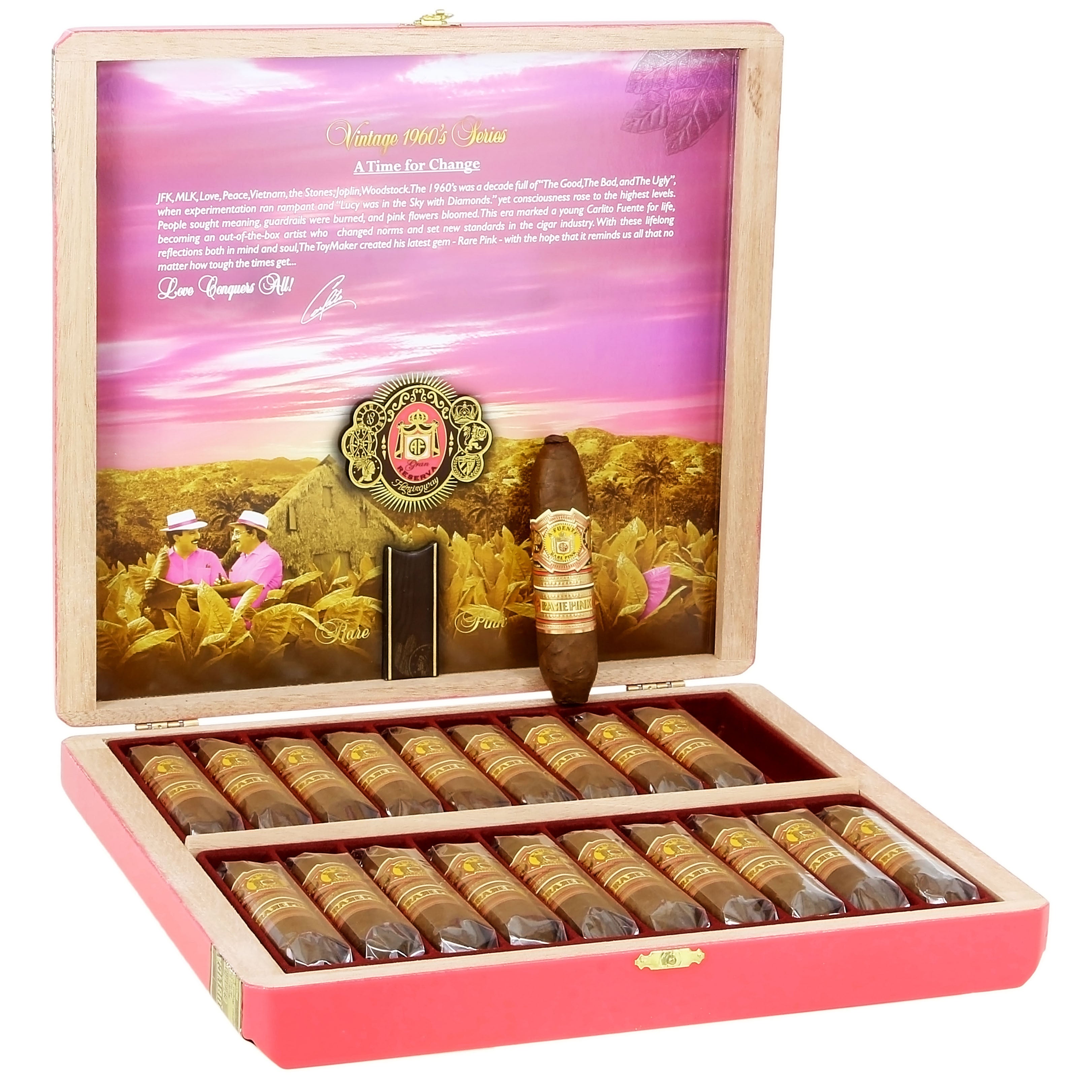 Arturo Fuente Rare Pink VS Queen of Hearts (Perfecto) (3.75