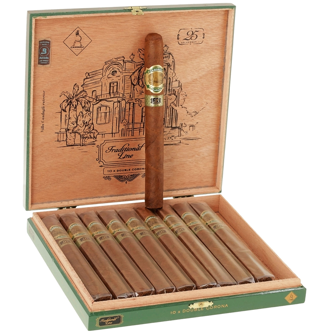 Casdagli Traditional 25th Aniversario (Double Corona) (7.5" x 52)