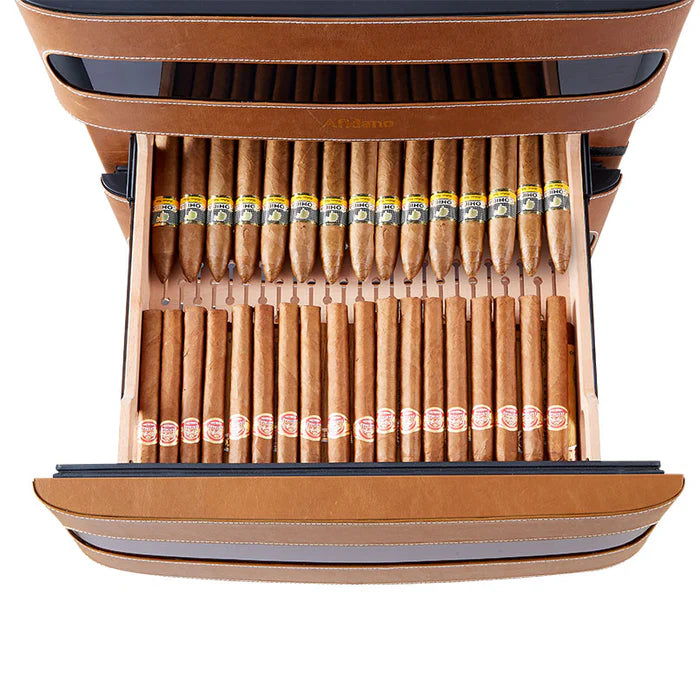 Afidano 250CT Leather Cigar Humidor L3 – Elegant Cigar Storage