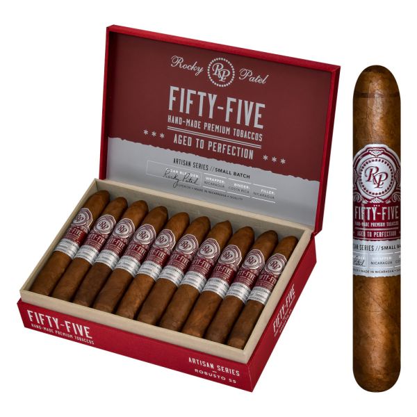 Rocky Patel Fifty-Five Robusto (5.5" x 55) Cigar - Premium Taste and Quality