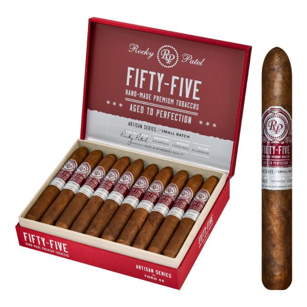 Rocky Patel Fifty-Five Toro Cigar – Premium 6.5" x 55