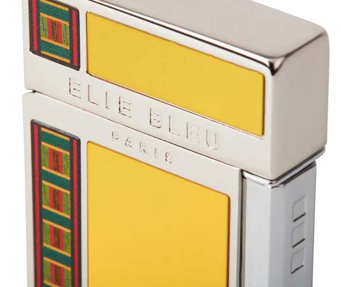 Elie Bleu J14 Diamond Jet Flame Pocket Lighter - Yellow EBJ1454