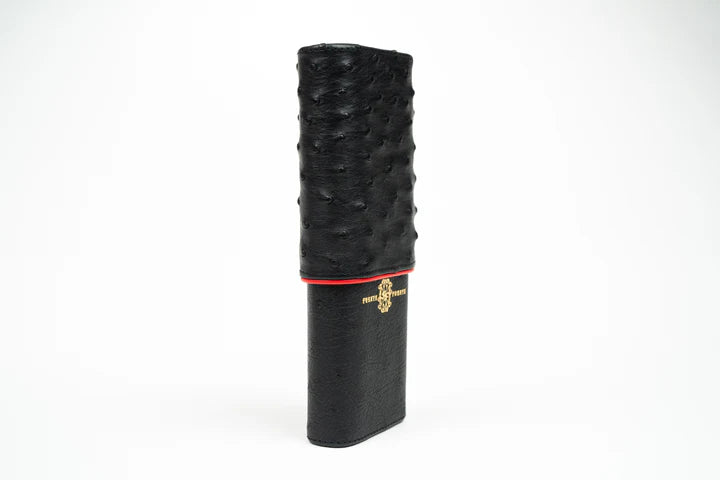 Brizard & Co. x Opus X Les Chaines De L'Amour Maccarrone Collaboration Cigar case + Opus X Cigars - Black Ostrich