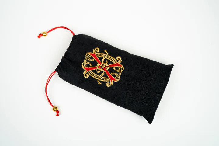 Brizard & Co. x Opus X Les Chaines De L'Amour Maccarrone Collaboration Cigar case + Opus X Cigars - Black Ostrich