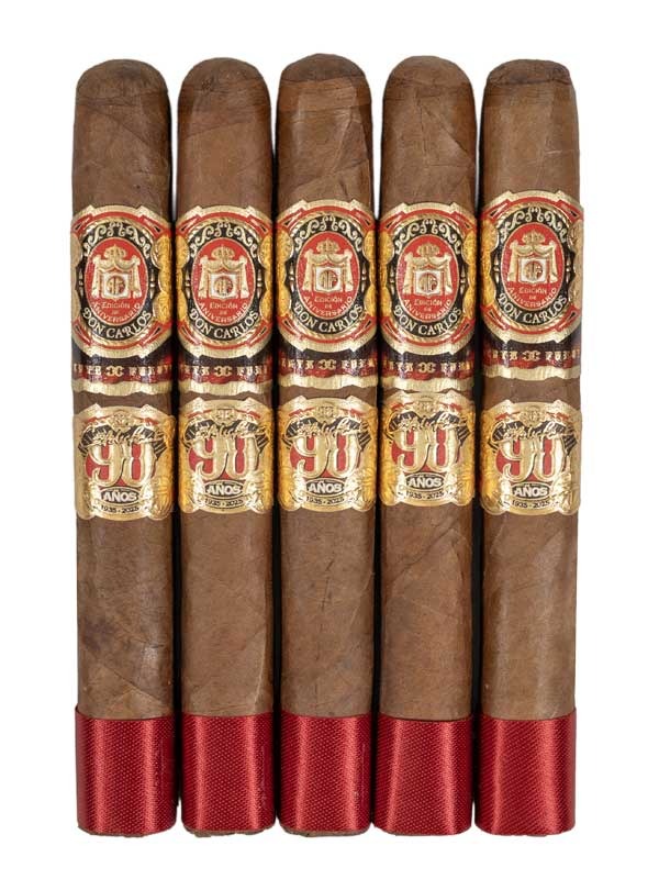 ARTURO FUENTE DON CARLOS 90 ANOS DOS CAPAS CIGAR PACK OF 5