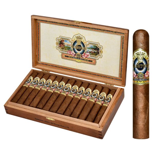 Ashton ESG 21 Year Salute (Robusto) (5.2" x 54) Cigar