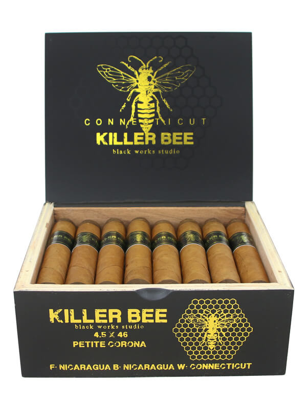 Black Works Studio Killer Bee Connecticut (Petite Corona) (4.5" x 46)