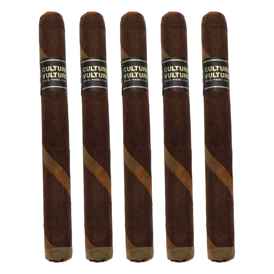 Black Works Studio Culture Vulture Panatela Cigar Pack of 5
