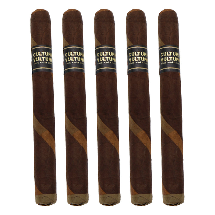 Black Works Studio Culture Vulture Panatela Cigar Pack of 5