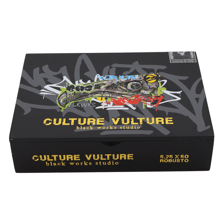 Black Works Studio Culture Vulture Robusto Cigar Closed Box