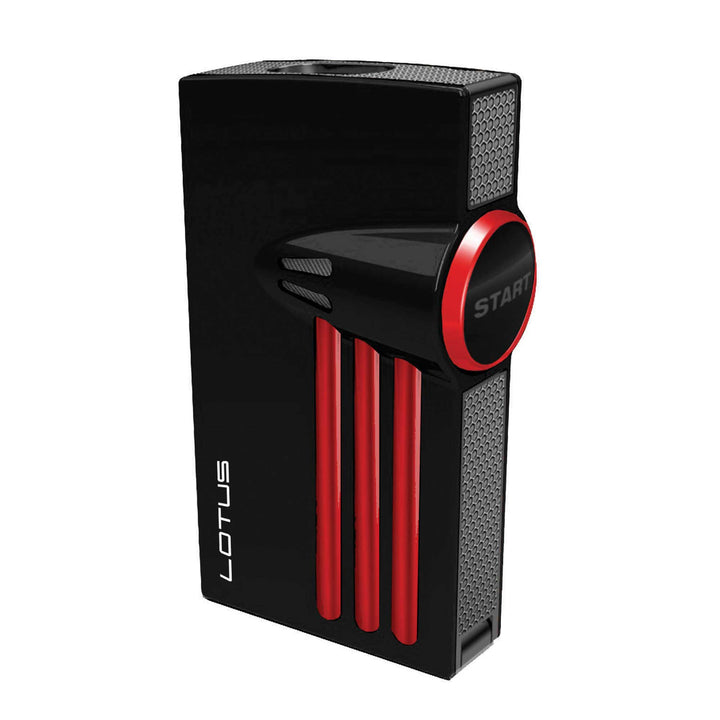 Lotus ORION Lighter with Punch - Black Matte & Polished Red