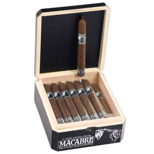 Black Label Trading Co. Macabre Corona Gorda Cigar Open Box