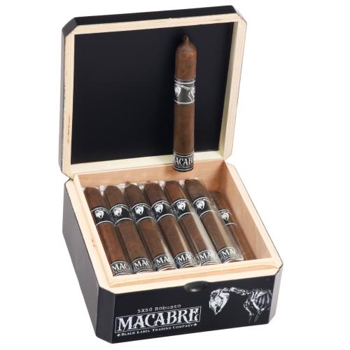 Black Label Trading Co. Macabre Robusto Cigar Open Box