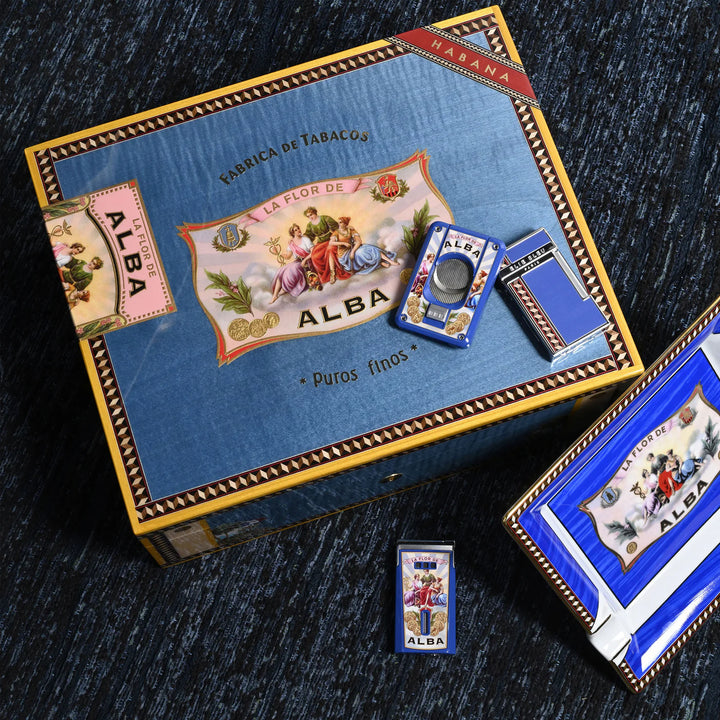 Elie Bleu J15 Lighter Alba Collection - Blue Lacquer
