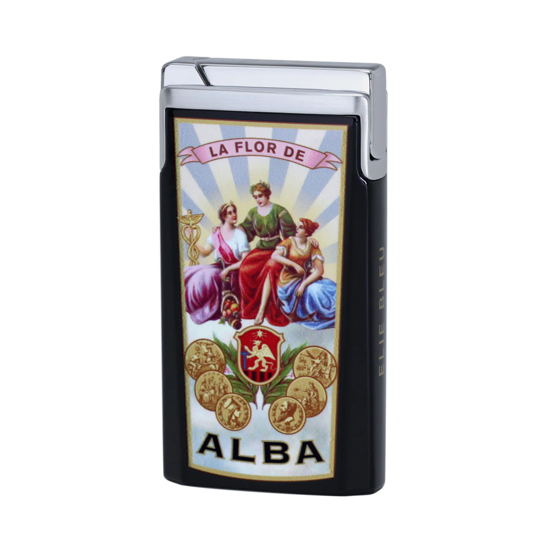 Elie Bleu J15 Lighter Alba Collection - Black Lacquer