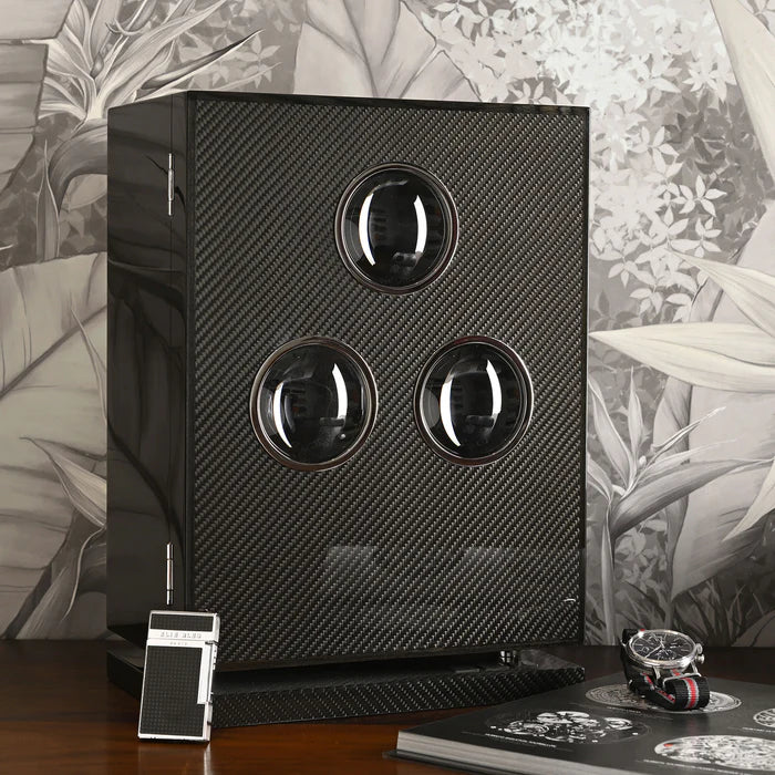 Elie Bleu J14 Diamond Jet Flame Collection - Black Grid