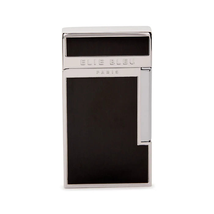 Elie Bleu J14 Two-Tone Diamond Jet Flame Pocket Lighter - Black Lacquer EBJ1403