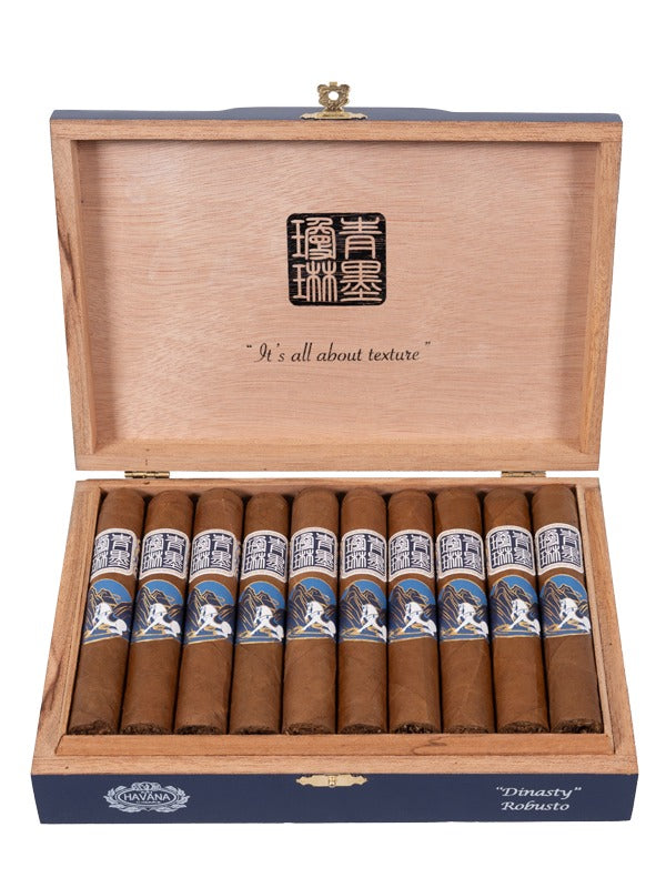 Chimolly Dynasty Robusto Cigar Open Box