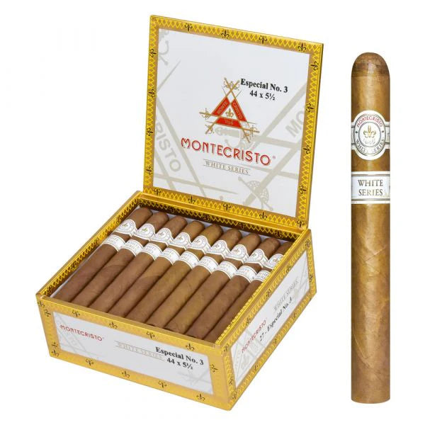 Montecristo White Series Especial No. 3 (5.5" x 44) - Luxurious Cigar