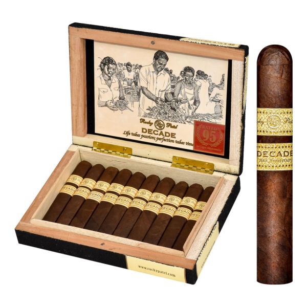 Rocky Patel Decade Forty Six Corona Cigar (4.5" x 46) – Premium and Balanced