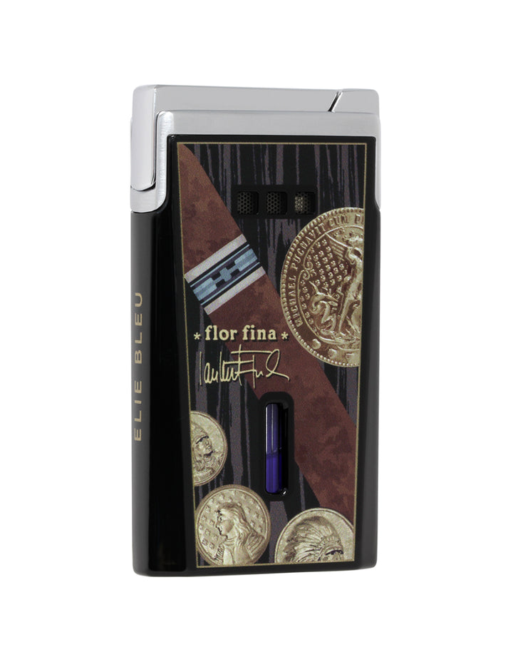 Elie Bleu J15 Lighter Medals Collection - Black Lacquer