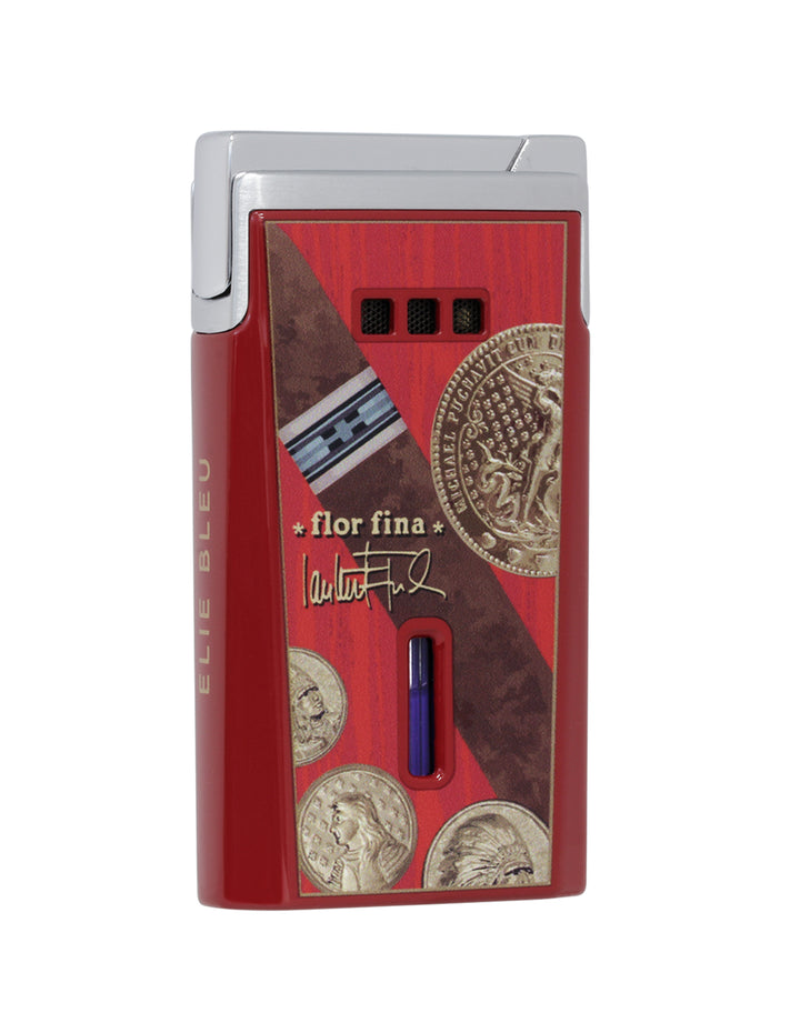 Elie Bleu J15 Lighter Medals Collection - Red Lacquer