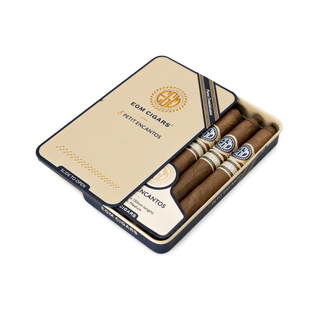 EGM PETIT ENCANTOS CIGARS OPEN TIN