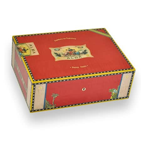 Elie Bleu Alba Humidor - Red Sycamore