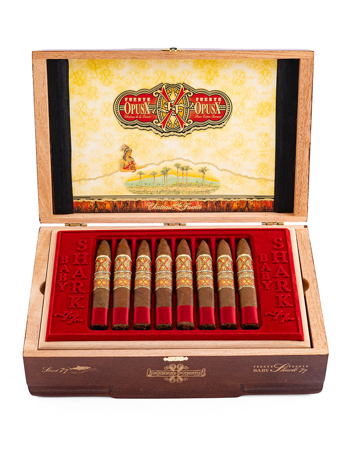 FUENTE FUENTE OPUS X BABY SHARK NO 77 CIGAR OPEN BOX