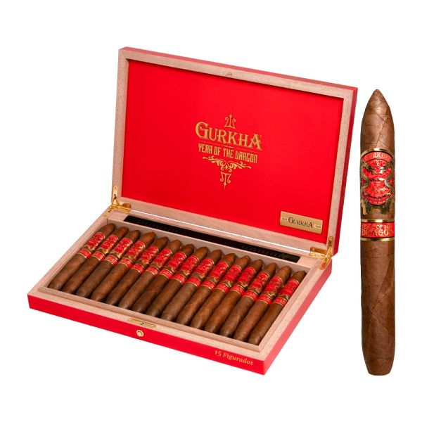 Gurkha Year Of The Dragon Cigar | Limited Edition | Premium Figurado 6.75" x 52