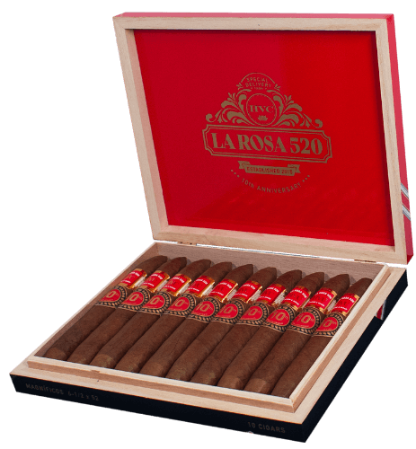 HVC LA ROSA 520 10TH ANNIVESARY MAGNIFICOS CIGAR OPEN BOX