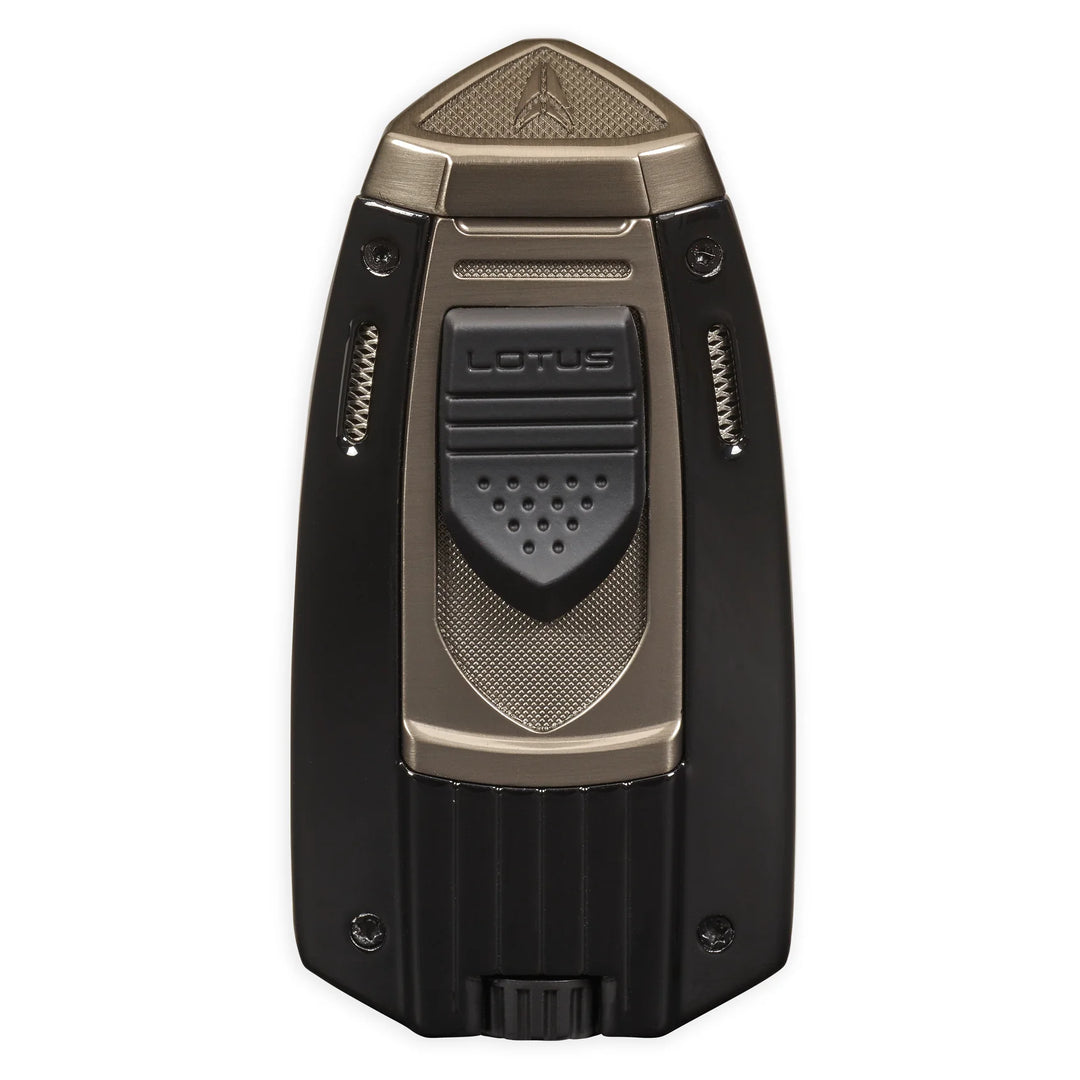 Lotus MARINER Twin Pinpoint Torch Lighter - Black & Gunmetal